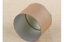 China Composite Aluminium Easy Open Paper Tube Packaging With PE Plastic Cap / Kraft Paper supplier