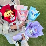 17x35cm Variety Finished Product Doll Bouquet Gift for Girlfriend and Bestie for sale