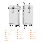 51.2V 300Ah 15.36kwh Solar Energy Storage Battery System Lifepo4 Lithium Battery for sale