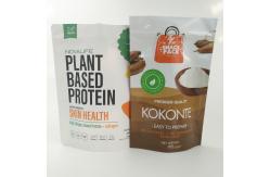 China 3.5g Edible Food Packaging Bag Mylar Stand Up Pouches With Zipper Window supplier