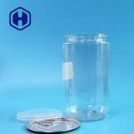 Airtight 307# 930ml Clear Plastic Cans Packaging For Organic Almond Flour for sale