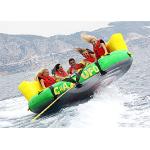 Water Entertainment 4 Riders Towable Inflatables Boat , Crazy UFO Water Sport for sale