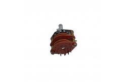 China Two Layer 500V Multi Pole Rotary Switch Rohs 4 Pole 6 Position Rotary supplier