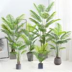 PONY Artificial Floor Palm Tree Indoor Decor Potted No Water Natural Look for sale