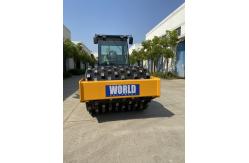China 2130mm High Vibration Tandem Roller with ±35° Steering Angle supplier
