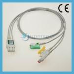 M1672A Philips 3 Lead ECG cable,3 Lead ecg lead Set for sale