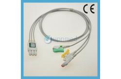 China M1672A Philips 3 Lead ECG cable,3 Lead ecg lead Set supplier