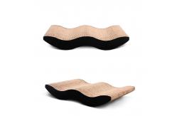 China Customized W Shaped Cat Scratcher Cardboard Scratch Pad Corrugated Paper supplier