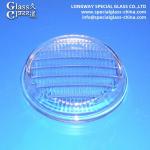Custom High-Clarity Moulded Light Cover Lens From Soda Lime Glass for sale