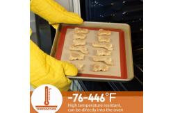 China Non-Stick Silicone Baking Mat Premium Food Safe kitchen Baking Pan Mat supplier