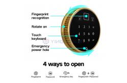 China 11kg Dual Alarm Home Safe Box Biometric Fingerprint Lock With Glossy Surface Treatment supplier