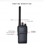 Digital Motorola VZ-D281 TWO WAY RADIO Walkie Talkie Long Range For Outdoor Adventures for sale