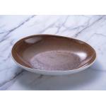 A Grade Two Tone Color Oblong Serving Plate 8'' 12.75'' for sale