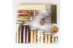 China 120ml Plastic Candy Cookie Jar Child Resistant PET Jar With Lid supplier