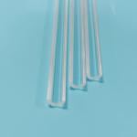 Half Round Fused Silica Tube OD 4mm ID 2mm Length 50mm Wall Thickness 2mm for sale