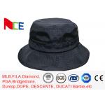 Customize Black Fisherman Bucket Hat Custom logo For man woman for sale