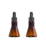 Brown color PET 20ml Cosmetic essence packaging dropper bottle for sale