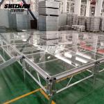 290*290mm Square Concert Lotus Wedding Flower Stage for sale