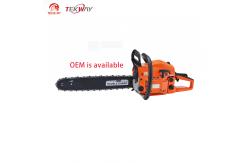 China 2 Stroke Small Gas Chainsaw / Single Cylinder Gas Pole Chain Saw 62cc supplier
