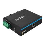 Industrial SFP Gigabit PSE PoE Media Converter 1.25G Optical Slot 15.4W / 30W for sale