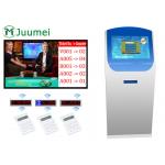 Touch Screen Ticket Dispenser Machine Automatic Ticket Machine For Bank Hospital for sale