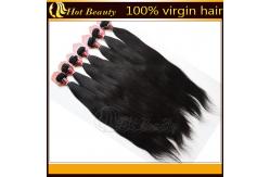 China Peruvian Remy Virgin Human Hair Extensions , Silky Straight Wave supplier