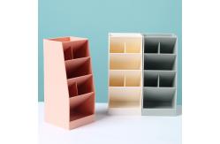 China Divided Plastic Stationery Holder With Widened 6 Compartment supplier