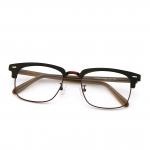 Unisex Full-rim Wood Grain Acetate Optical Glasses Frame MR H004B for sale