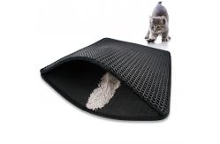 China 75cm Black Hole Litter Mat EVA Double Layer Cat Litter Pad supplier