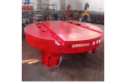 China 50 Tons Turntable Material Transfer Trolley For Industrial Casting Mold Molten Steel supplier