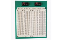 China Experiment White Electronics Breadboard Kit 2860 Points Green Plate supplier