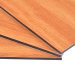 6mm Wooden Aluminum Composite Panel Anti - Static For Building Decoration for sale