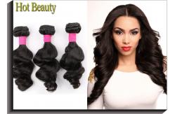 China 8 inch 6A Grade Loose Wave Virgin Human Hair Extensions With Thick Bottom supplier