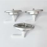 Durable Aerosol Can Valve Tinplate Mounting Cup With Actuator And Red Cap for sale