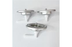 China Durable Aerosol Can Valve Tinplate Mounting Cup With Actuator And Red Cap supplier