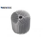 CE Silvery Anodized Aluminum Heatsink Extrusion Profiles For Led Lamp for sale