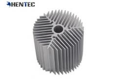 China CE Silvery Anodized Aluminum Heatsink Extrusion Profiles For Led Lamp supplier
