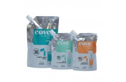 China Liquid Sanitizer Stand Up Doypack Standing Pouches Detergent shampoo laundry Pouch supplier