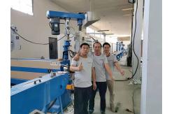 China Power Cable Extruder Machine , Customized PLC Control System supplier