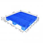 OEM Blue Plastic Pallet 1100x1100 Pallets Made From Recycled Plastic