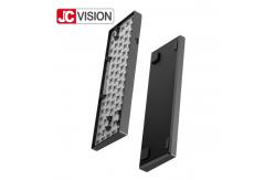 China Customized Style Aluminum 68 Keys Mechanical Keyboard Case Kit RGB LED Backlit supplier