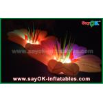 Wedding Stage Decoration Inflatable Lighting Flower Inflable Musical Festival Decoration Backdrop Flowers for sale