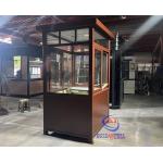 Color Steel Portable Office Security Cabin with Customized Color and size for sale