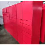 Smart Touch Screen Takeaway Parcel Locker Electronic Cabinet Outdoors For Public Places for sale