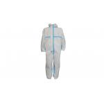 63GSM Disposable Protective coveralls With Plyester Thread