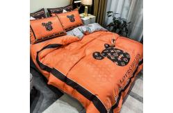 China 100% Polyester Wedding Four-Piece Kit Bedding Set For Hotel And Home supplier