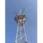 50m Electric Communication Mast Guyed Lattice Tower for sale