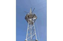 China 50m Electric Communication Mast Guyed Lattice Tower supplier