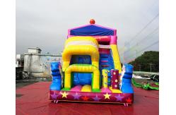 China Unicorn Jumping Bouncy Castle Inflatable Bounce House With Slide supplier