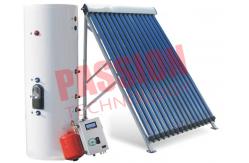 China Direct Flow Sun Power Solar Water Heater Rooftop , Split Solar Hot Water System supplier
